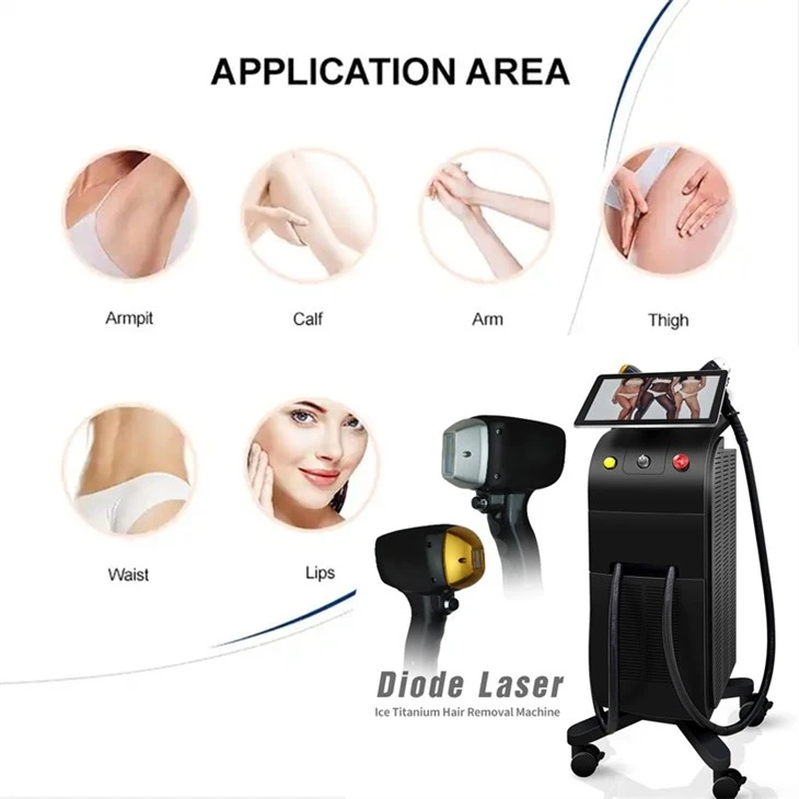 4-wave Diode Laser Hair Removal Machine